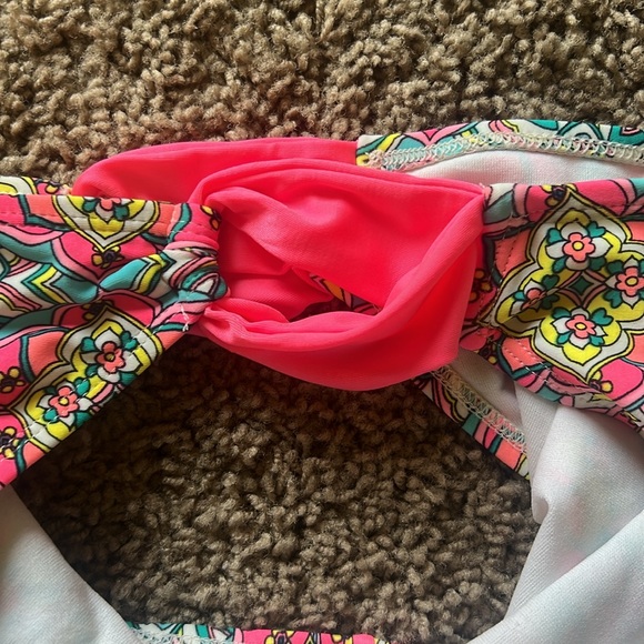 Arizona Jean Company Women’s Strapless Floral Tankini Size Small - Picture 4 of 10